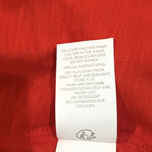 NWT Boden Tara Jersey Shirt Dress Womens 10 Medium Red - Picture 14 of 14